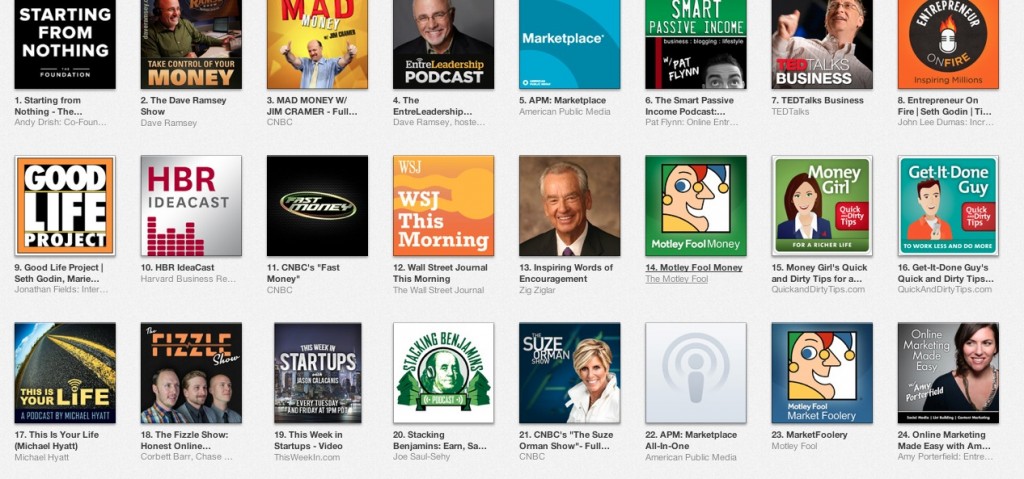 Check out who has the podcast just behind ours. Suze, if you ever need some podcasting tips, just let me know.