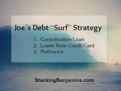 Joe's Debt Surfing Strategy at Stacking Benjamins