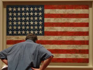 Jasper Johns - Flag - Stacking Benjamins