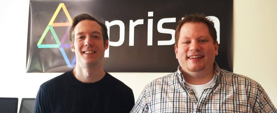 Tyler and Steve, co-founders of the Prism bill paying app