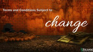 Ever heard the phrase, "terms and conditions subject to change?" It sounds negative, but is it? Change the terms of your financial life.