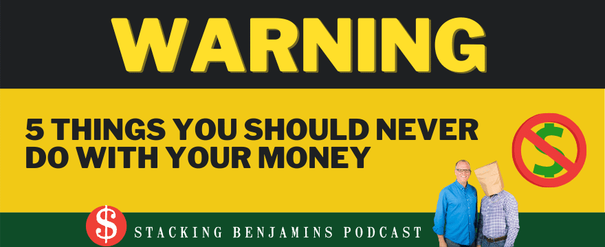 Things You Should Never Do With Your Money (plus our July scholarship update)